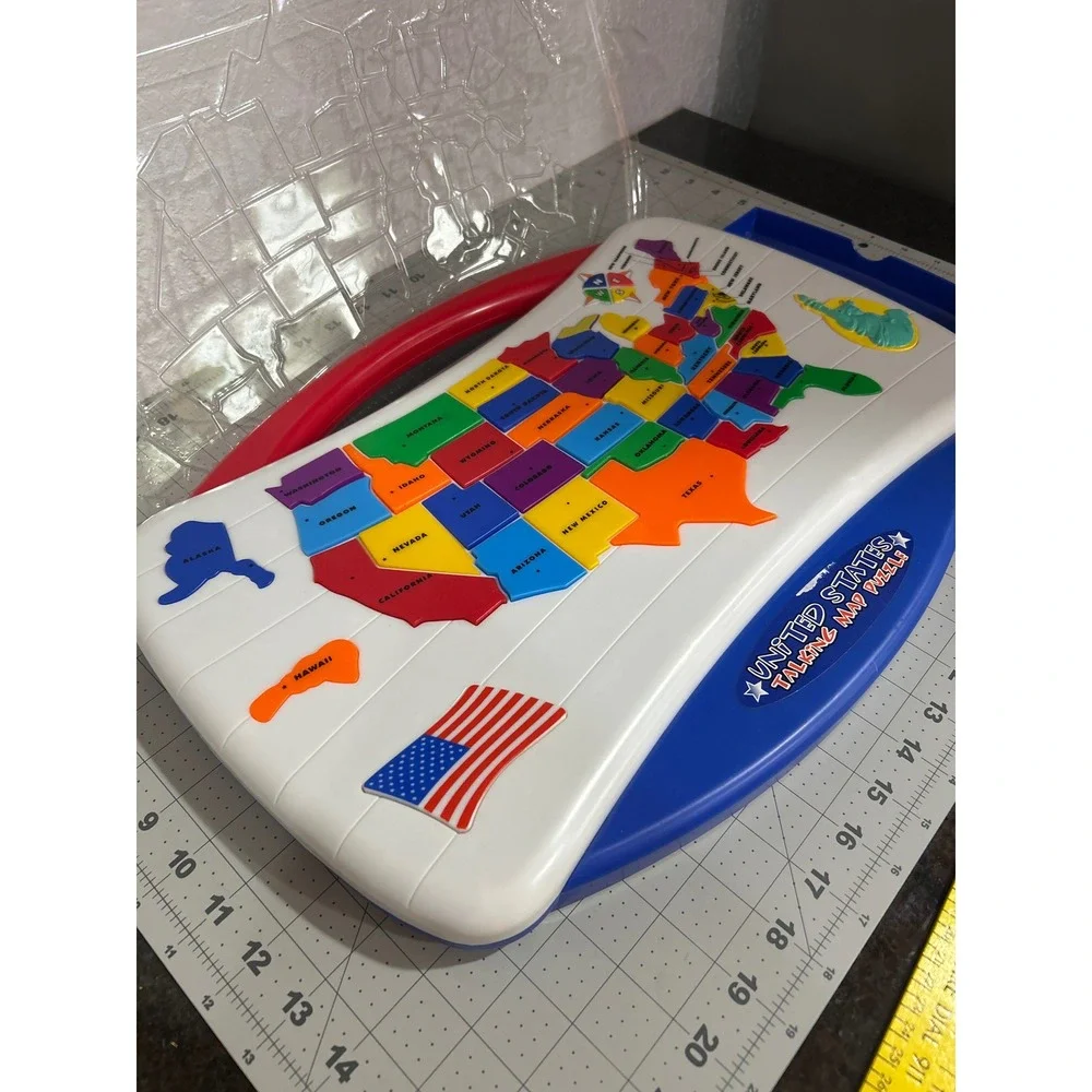 Tek Nek United States Talking Map Puzzle Educational Geography Toy Kids